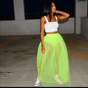 Tulle skirt